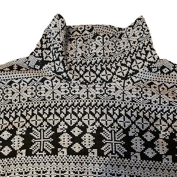 IZOD Turtleneck cowl sweater sweatshirt shacket - Picture 3 of 10